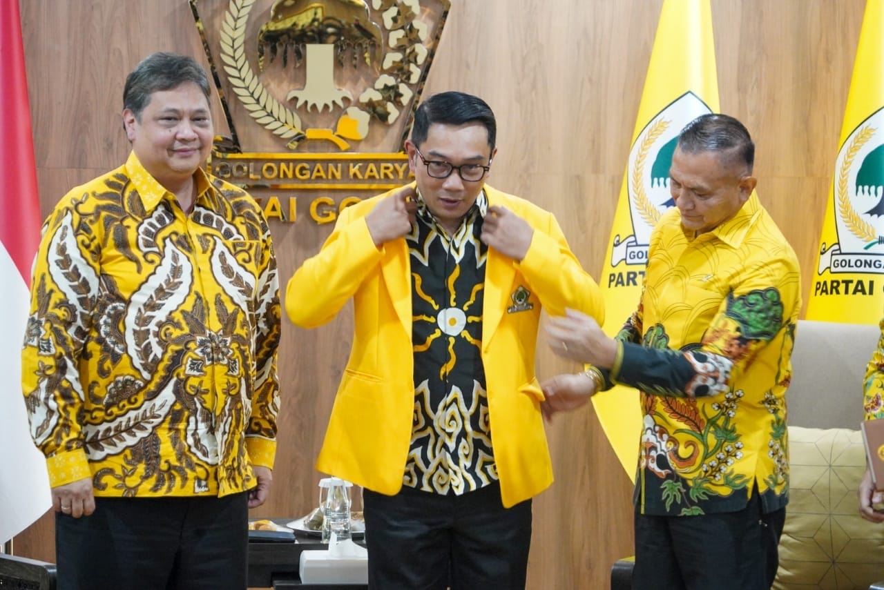 Ridwan Kamil Resmi Bergabung Partai Golkar, Dipersiapkan untuk Pilgub Jabar atau DKI